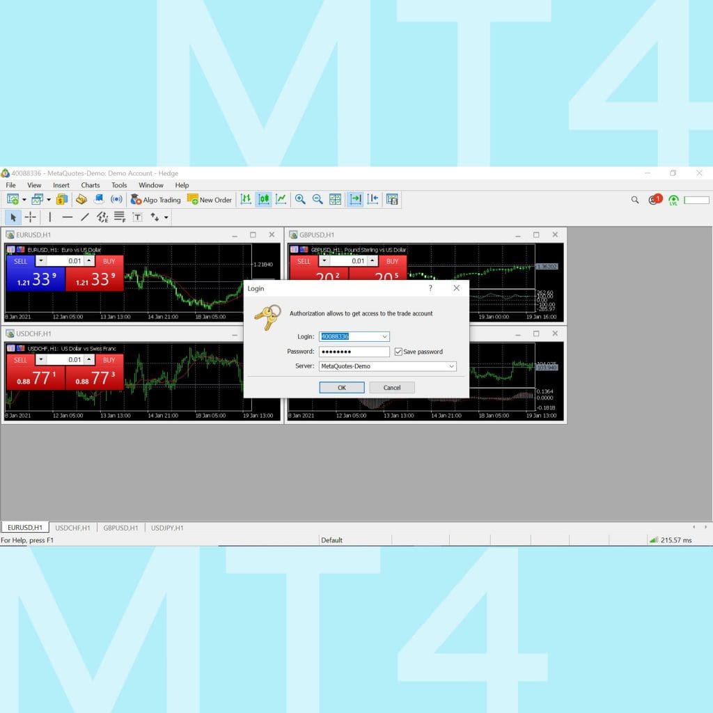 โปรแกรม MT4 Meta Trader 4 คู่มือการใช้งาน MT4 เทรด forex วิธีการ Login สมัคร Download Goo Invest
