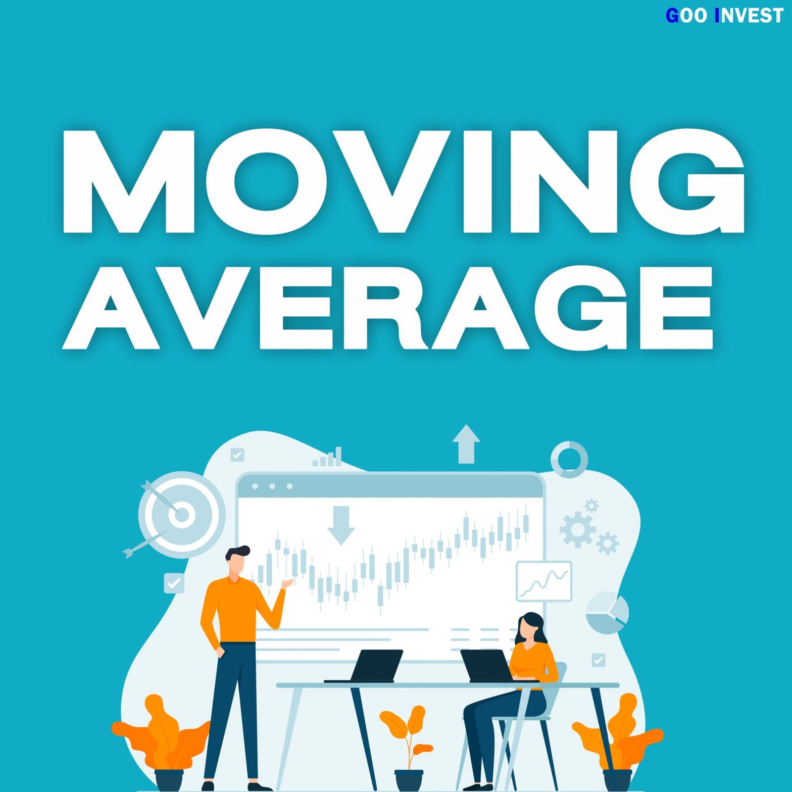 Moving Average เส้นค่าเฉลี่ย SMA EMA ปก goo invest