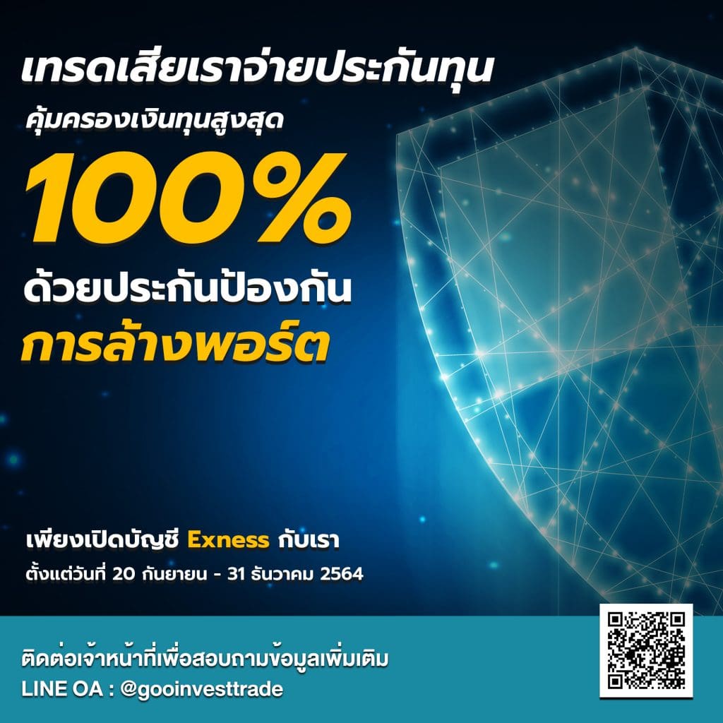 เทรดเสียเราจ่ายประกันทุน gooinvest